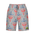 Men/Teen Swim Shorts - Goated Hockey Light Grey