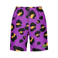 Men/Teen Swim Shorts - Drip Bench Leopard Purple
