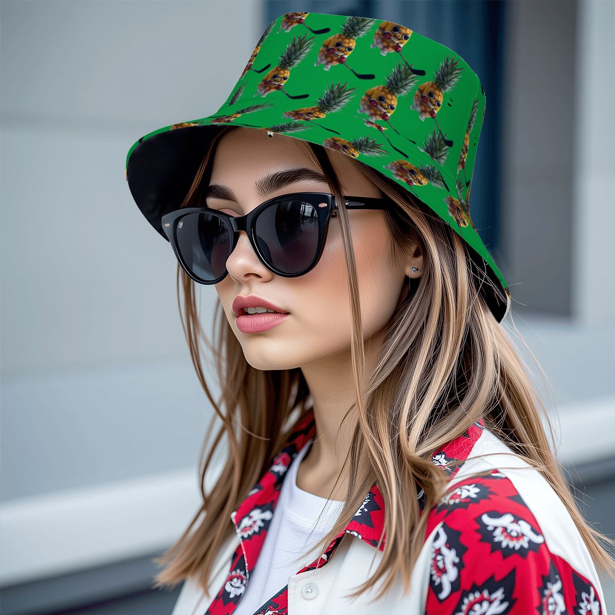 Drip Bucket Hat - Piney Snipe Classic Green