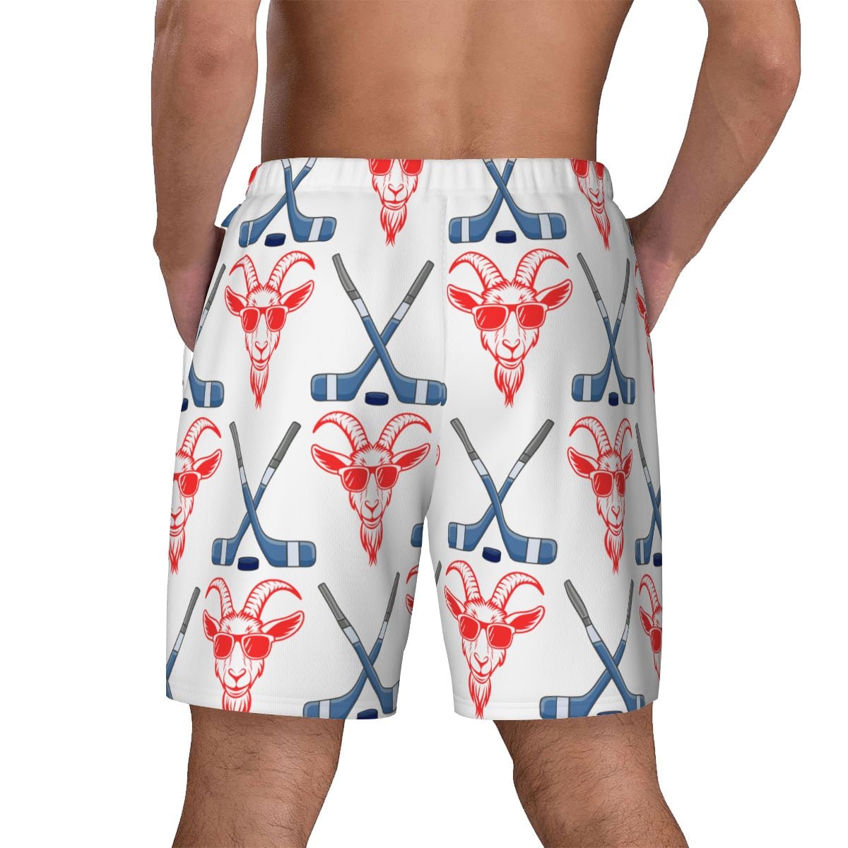 W2W Pro Mesh Hybrid Shorts - Goated Hockey White
