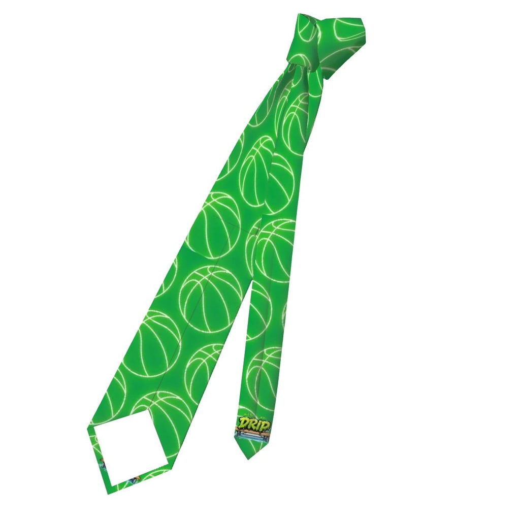 Game Day Tie - Neon Green Green