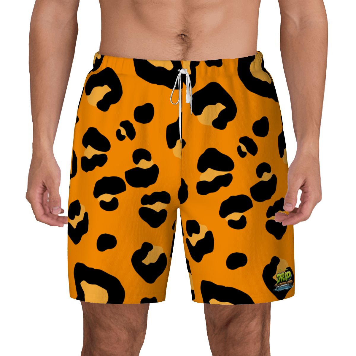 W2W Pro Mesh Hybrid Shorts - Drip Bench Leopard Orange