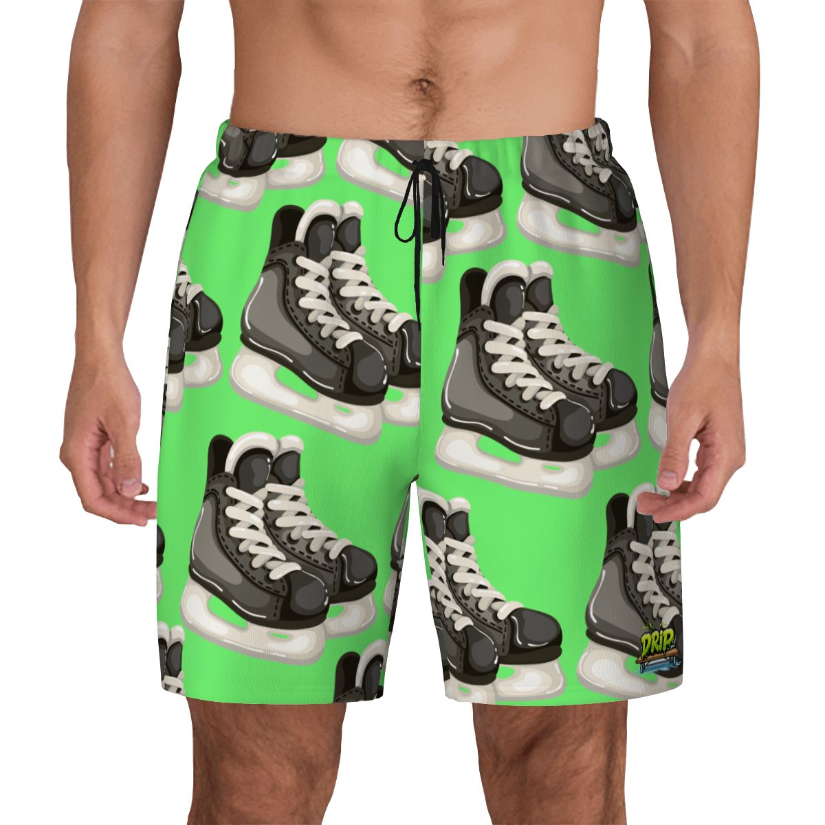 W2W Pro Mesh Hybrid Shorts - Hockey Skates Hot Green