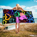 Drip Towel - Graffiti Black