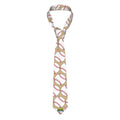 Game Day Tie - Baseballs Classic Tan