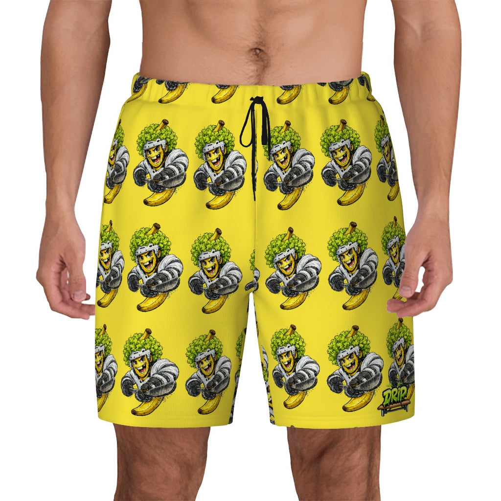 W2W Pro Mesh Hybrid Shorts - Banana Lettuce Flow