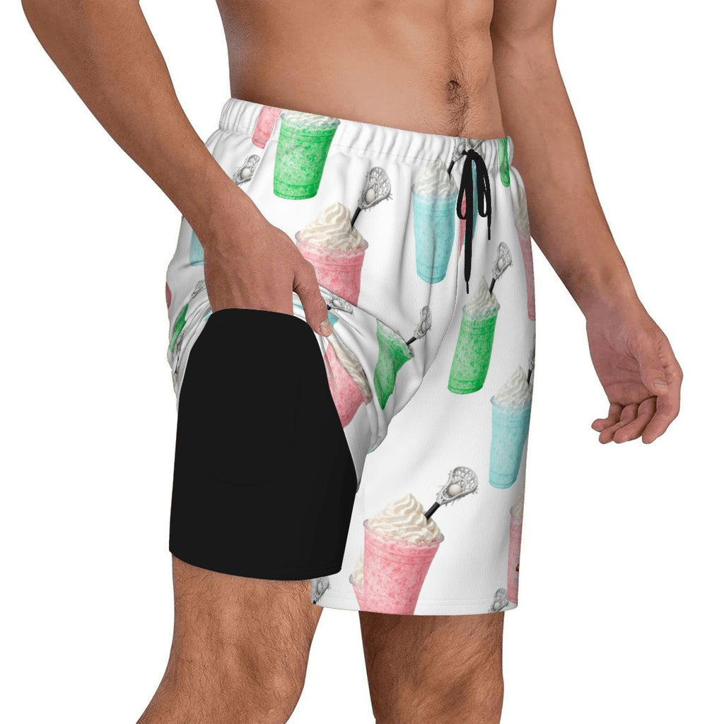 W2W Pro Mesh Hybrid Shorts - Ice Cream Lacrosse White