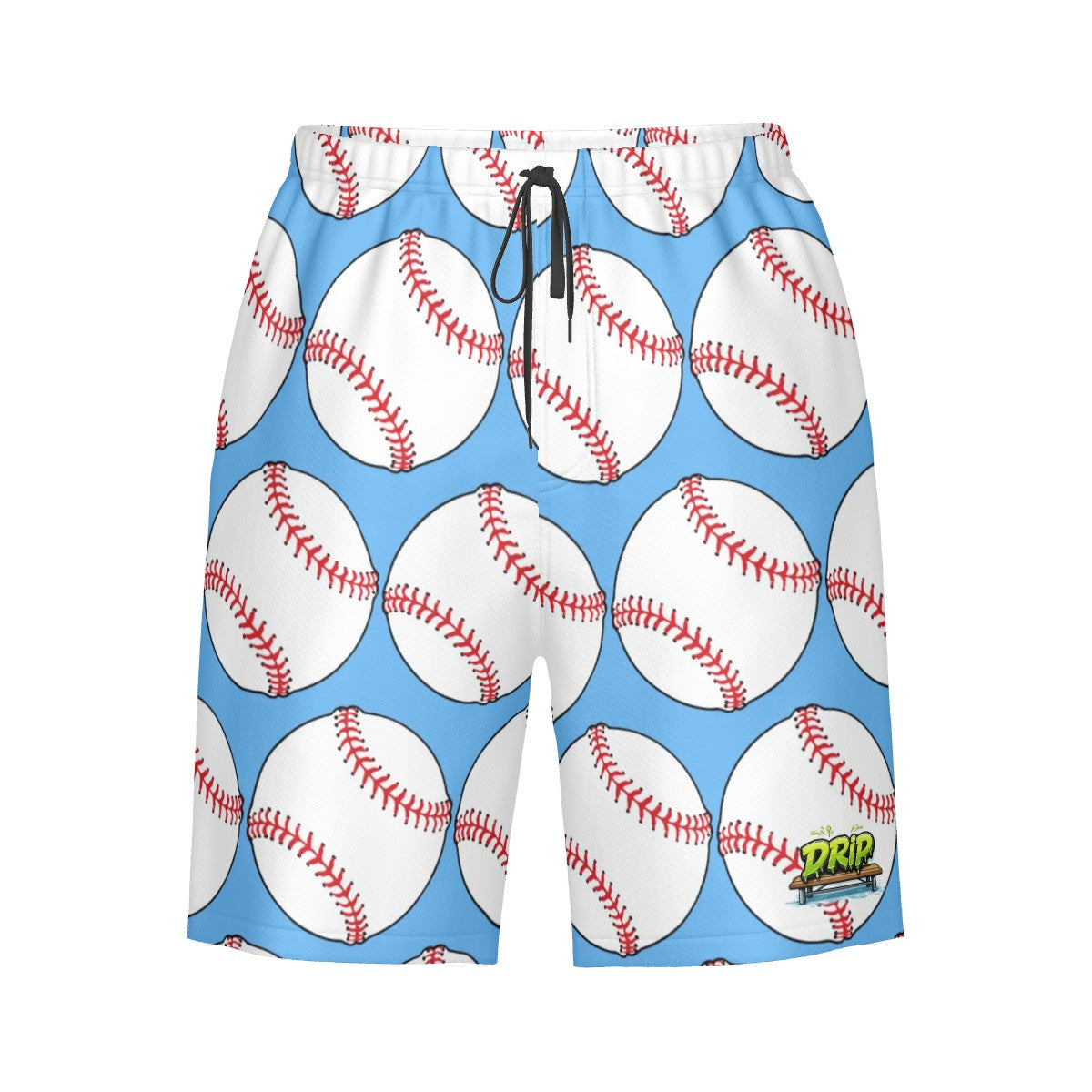 Men/Teen Swim Shorts - Classic Baseball Blue