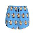 Drip Bench Women's Shorts - Hockey Chirp Chirp Blue