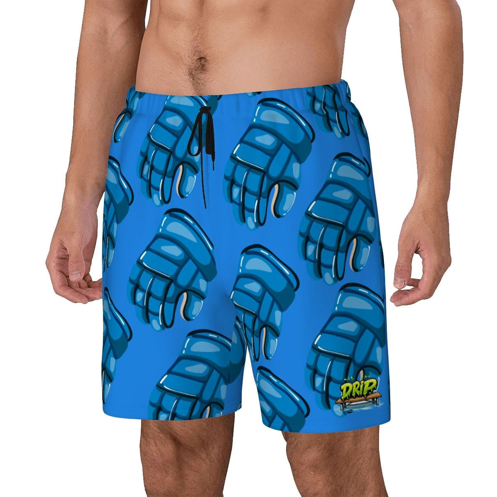 W2W Pro Mesh Hybrid Shorts - Blue Hockey Gloves Dark Blue