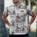 Uncle Golf Shirt - Golf Cart Grey