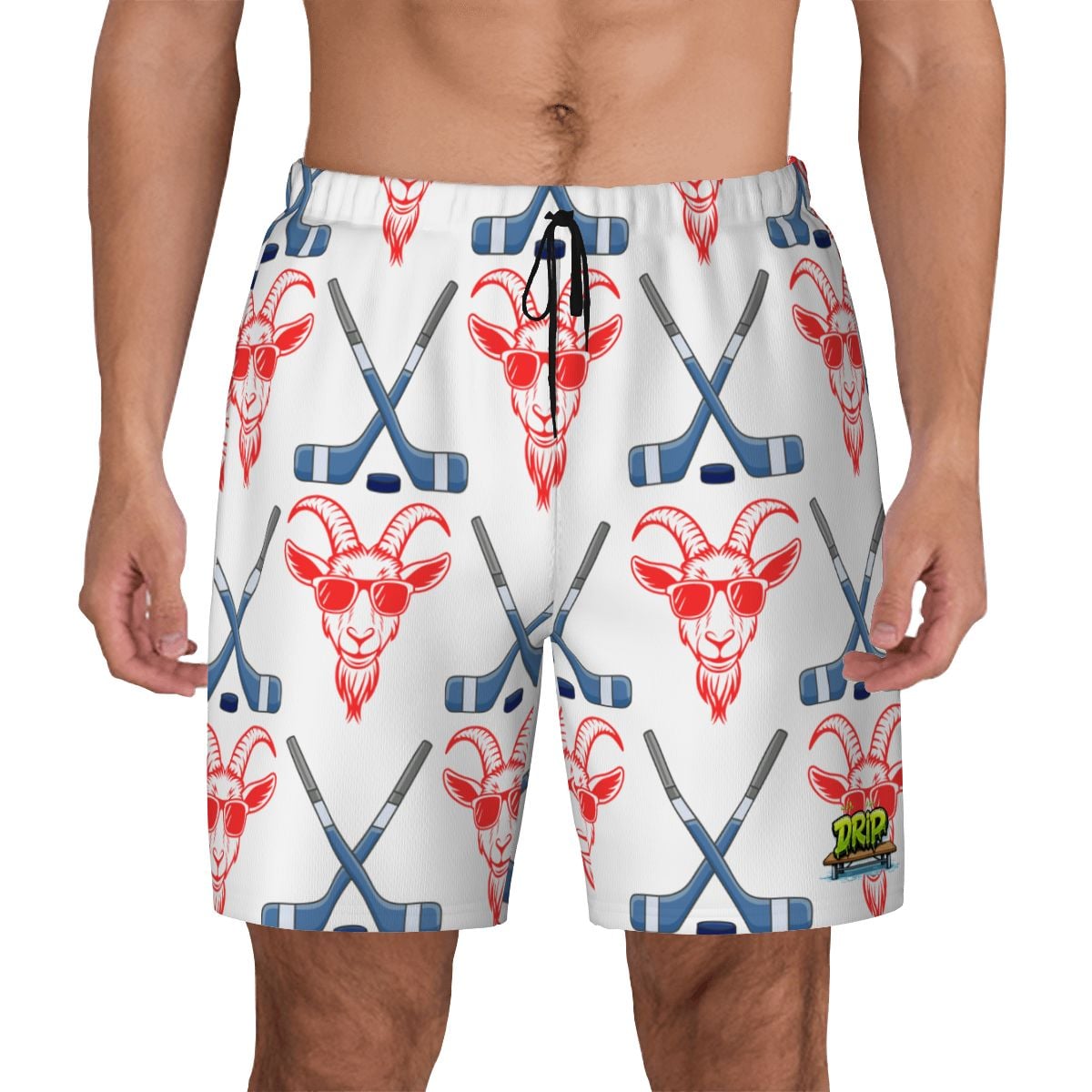 W2W Pro Mesh Hybrid Shorts - Goated Hockey White