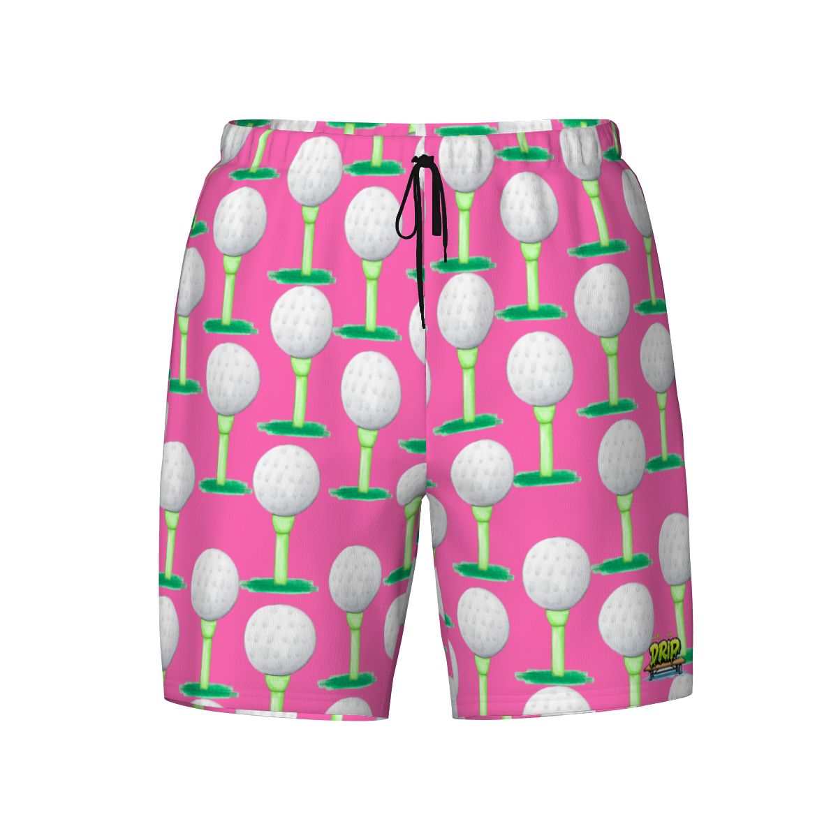 W2W Pro Mesh Hybrid Shorts - Golf Ball and Tee Hot Pink