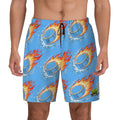 W2W Pro Mesh Hybrid Shorts - Flamin Hockey Pucks Blue