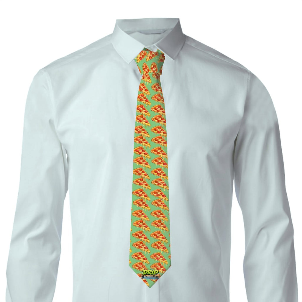 Game Day Tie - Pizza Green