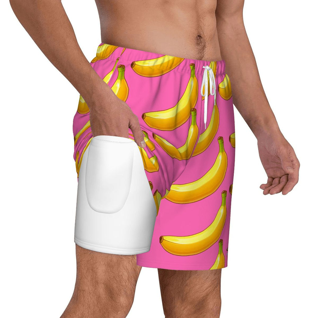 W2W Pro Mesh Hybrid Shorts - Bananas Hot Pink