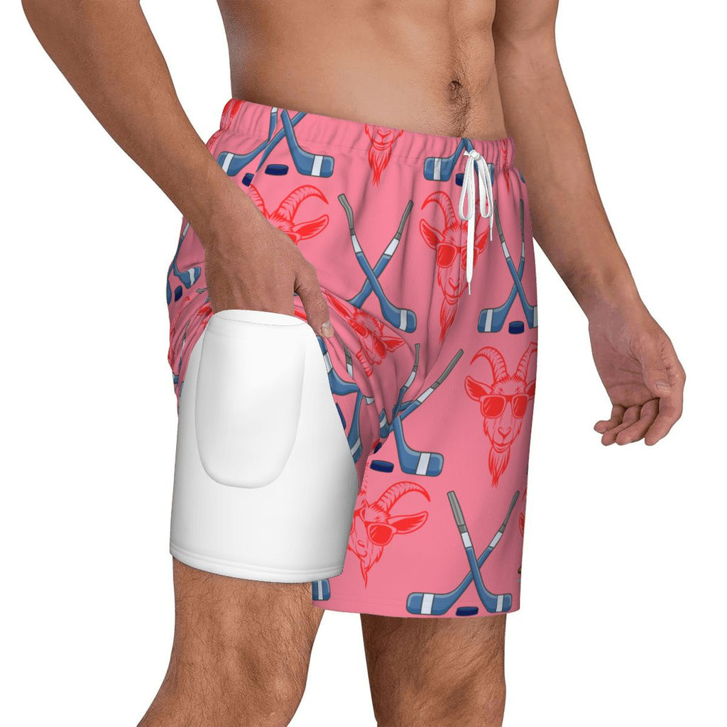 W2W Pro Mesh Hybrid Shorts - Goated Hockey Pink