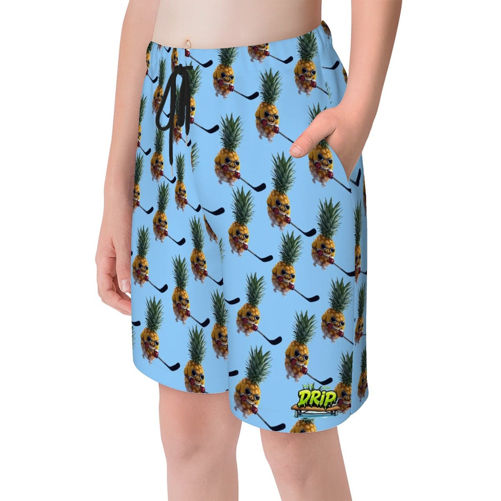 Youth Swim Shorts - Piney Snipes Blue