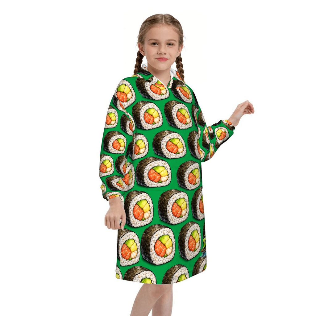 Youth Blanket Sweatshirt - Sushi