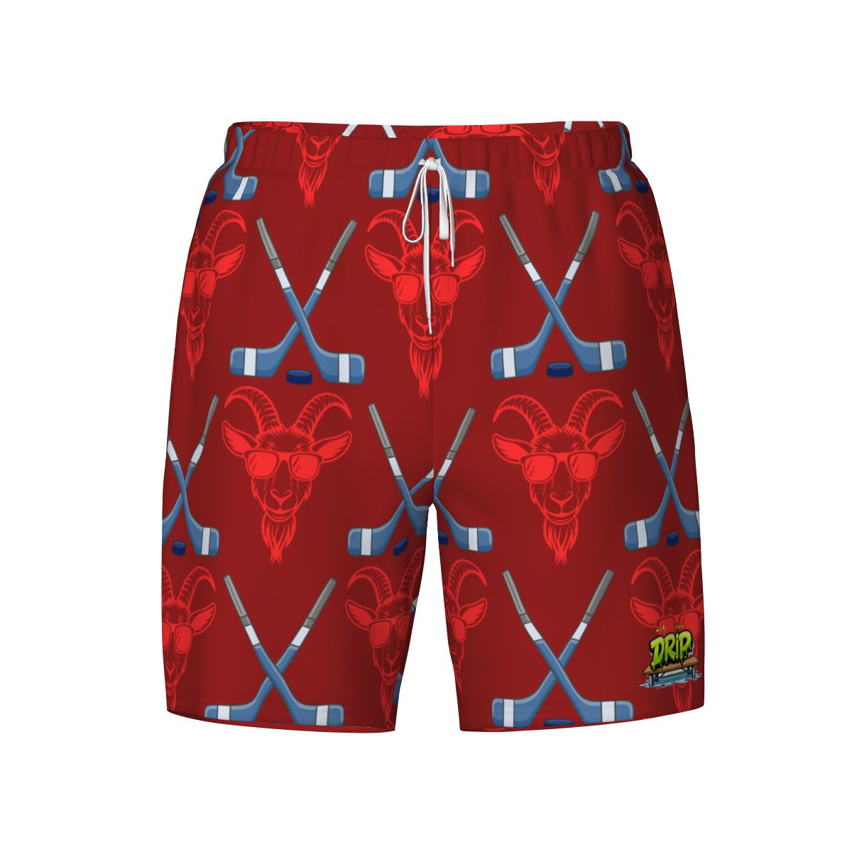W2W Pro Mesh Hybrid Shorts - Goated Hockey Classic Red