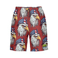 Men/Teen Swim Shorts - Eagles Fly Classic Red