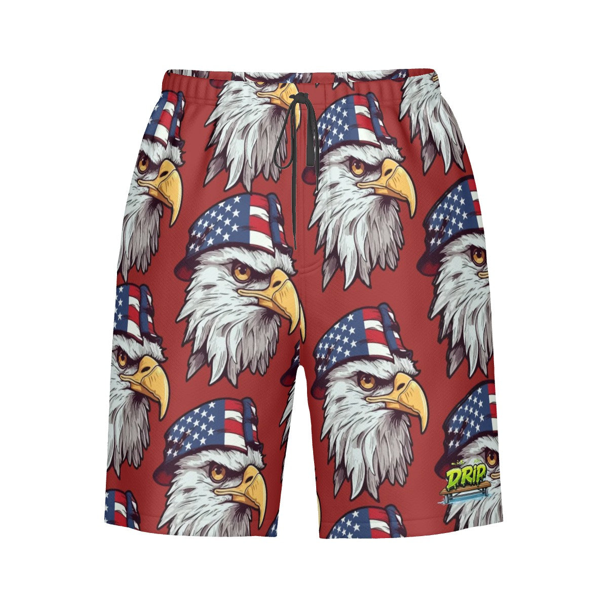 Men/Teen Swim Shorts - Eagles Fly Classic Red