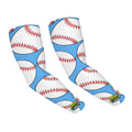 Drip Bench Performance Arm Sleeves - Classic Baseball Blue