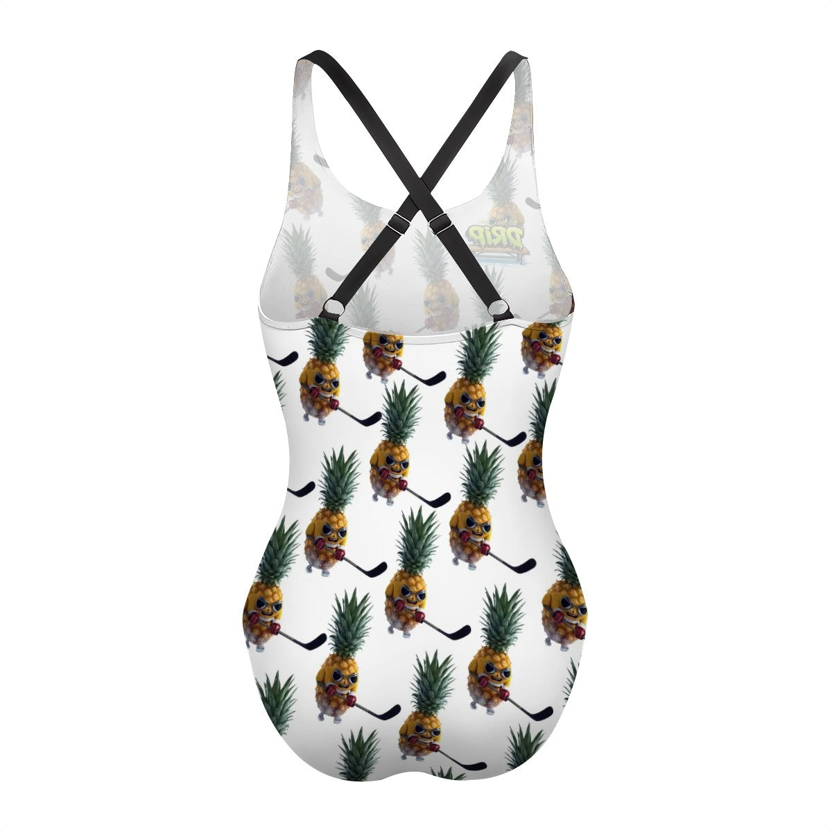 Cross-Back One Piece Swimsuit Women - Piney Snipes White