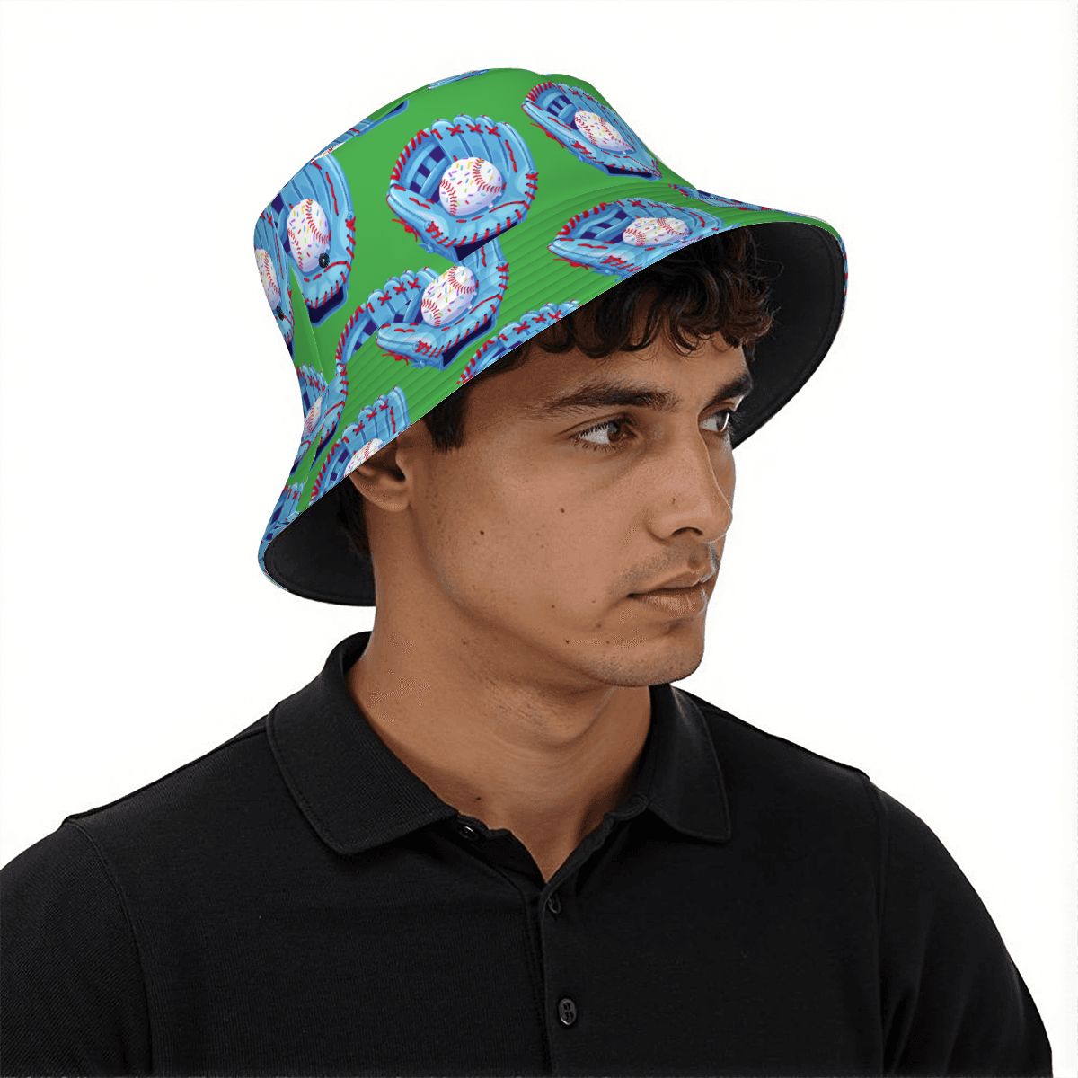 Drip Bucket Hat - Baseball Sprinkles Drip Turf Green