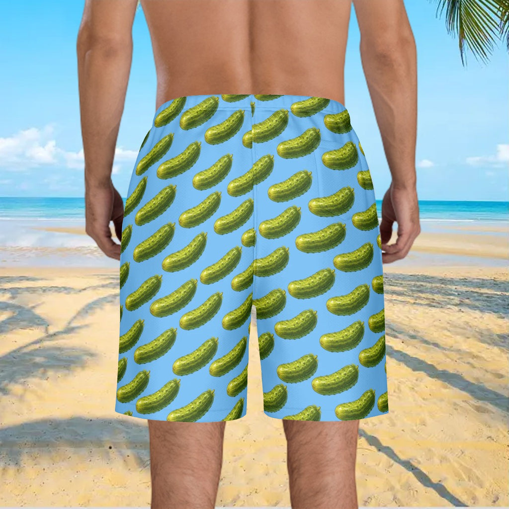 Men/Teen Swim Shorts - Pickled Blue