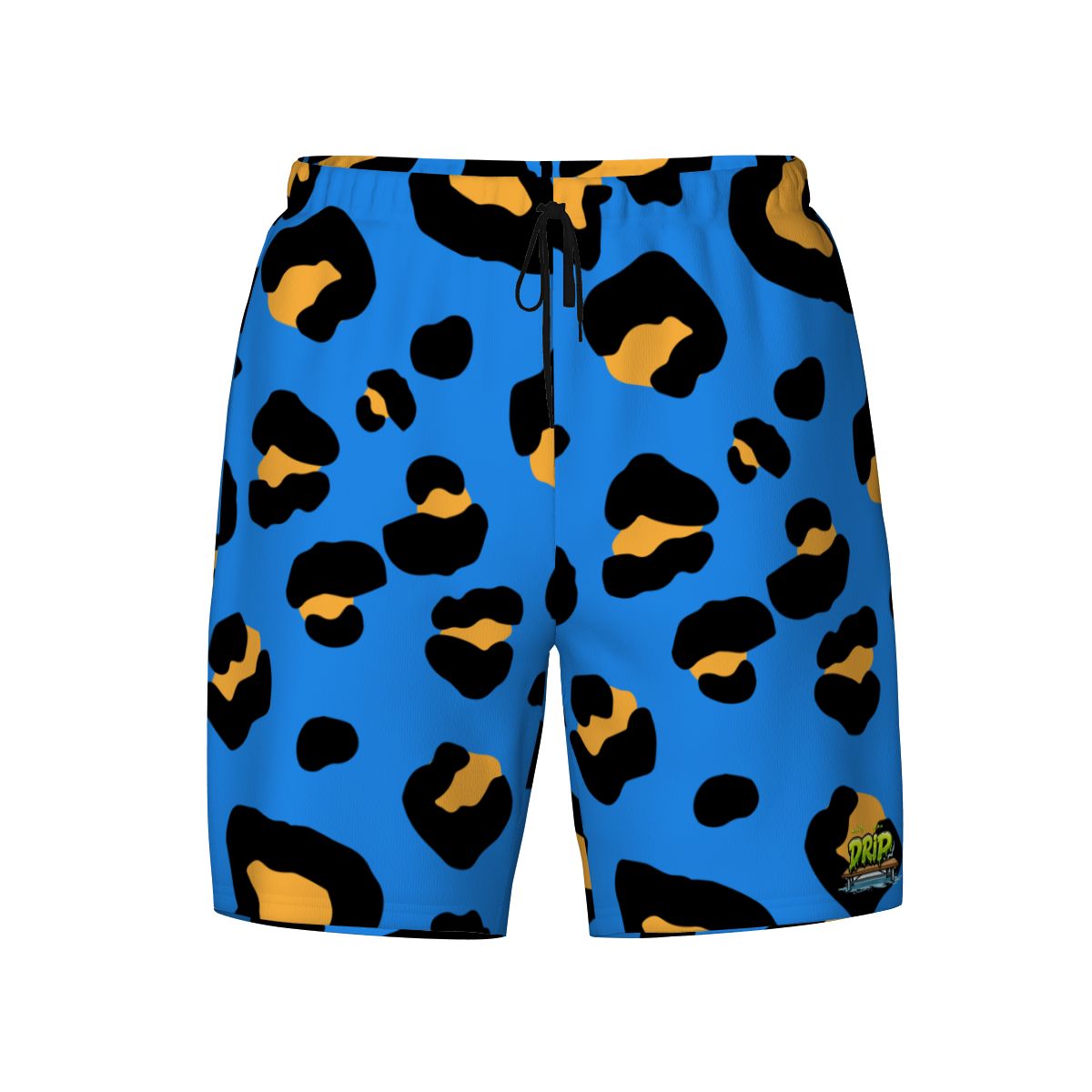 W2W Pro Mesh Hybrid Shorts - Drip Bench Leopard Dark Blue