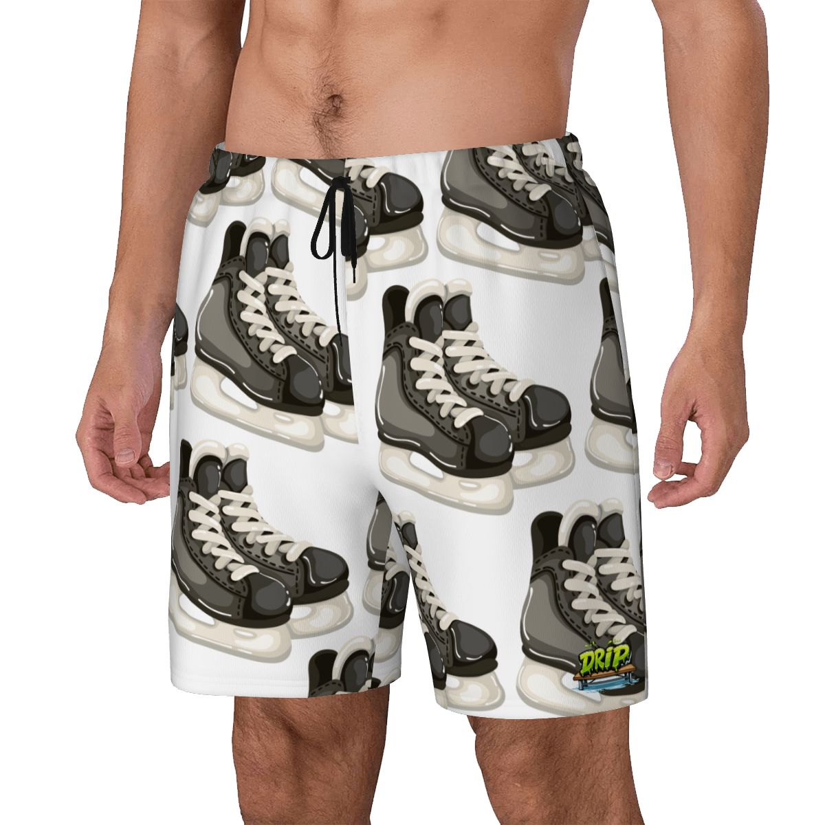 W2W Pro Mesh Hybrid Shorts - Hockey Skates White