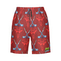 Men/Teen Swim Shorts - Goated Classic Red