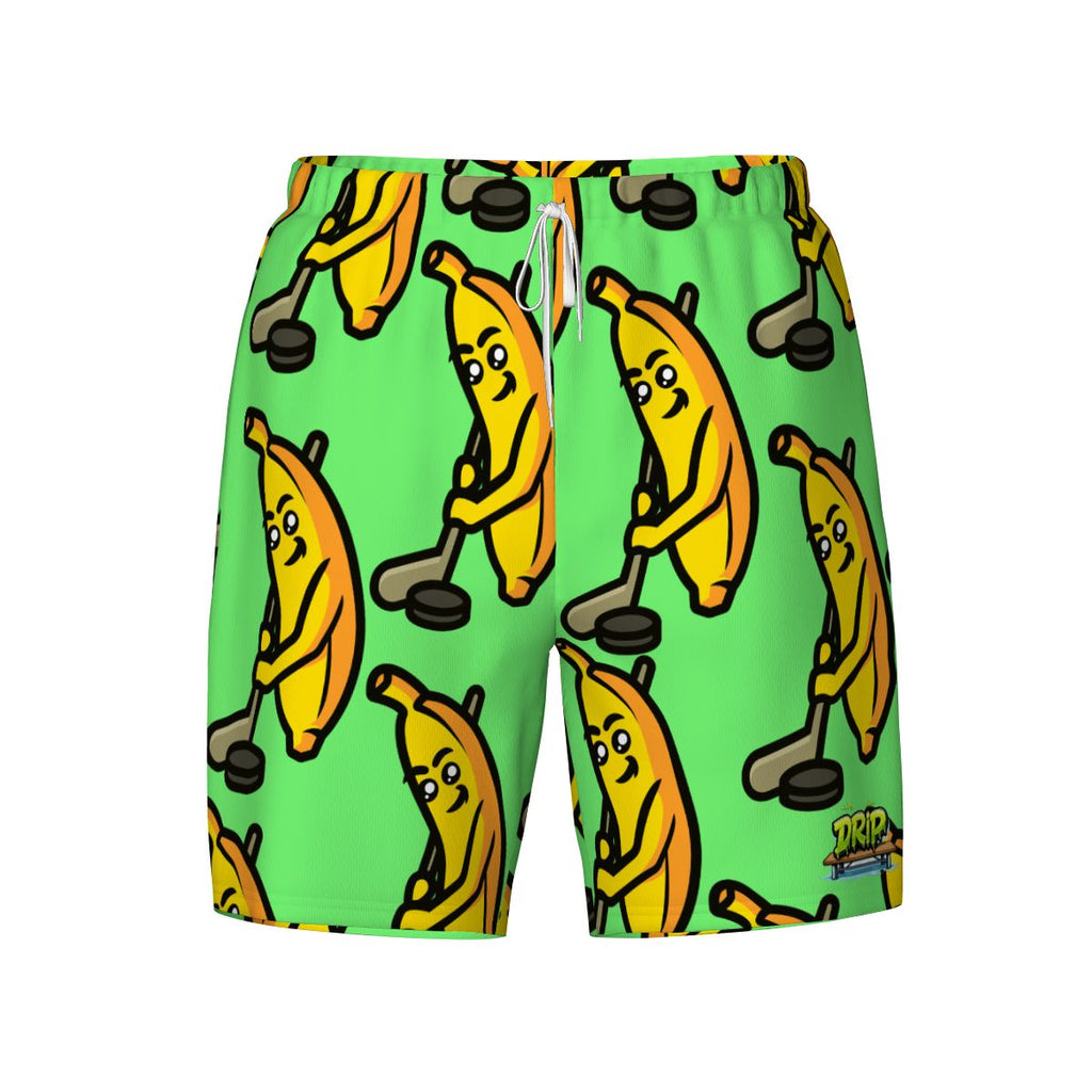 W2W Pro Mesh Hybrid Shorts - Bananas for Hockey Hot Green