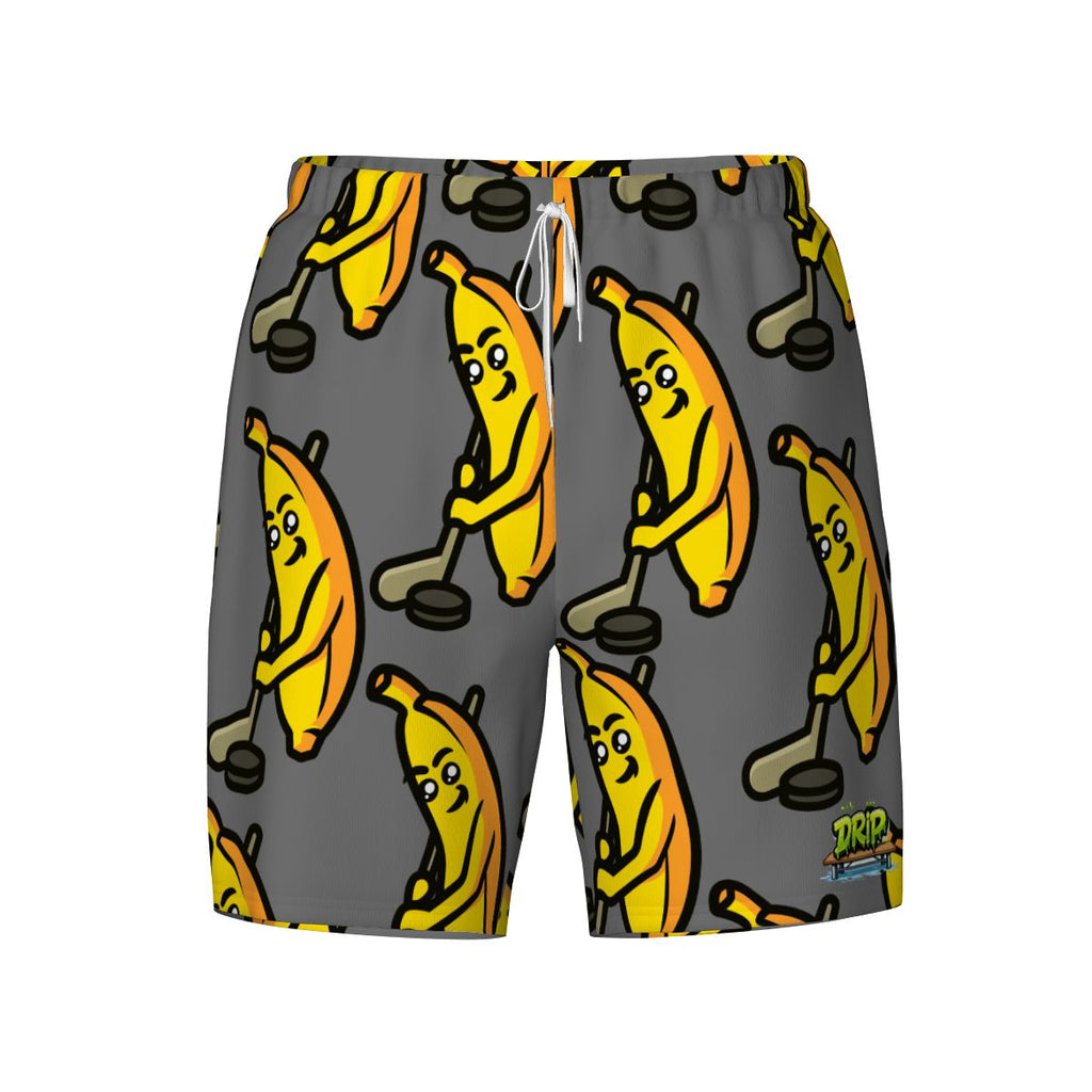 W2W Pro Mesh Hybrid Shorts - Bananas for Hockey Dark Grey