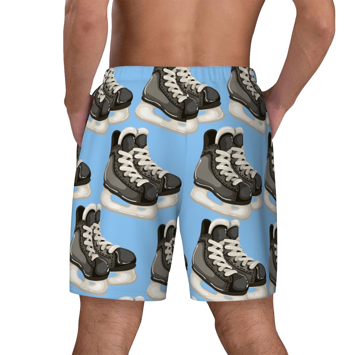 W2W Pro Mesh Hybrid Shorts - Hockey Skates Ice Blue