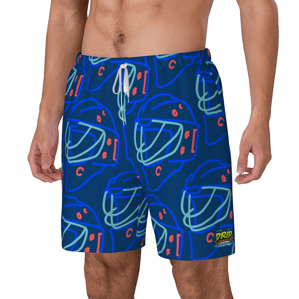 W2W Pro Mesh Hybrid Shorts - Goalie Helmet Sketch Midnight