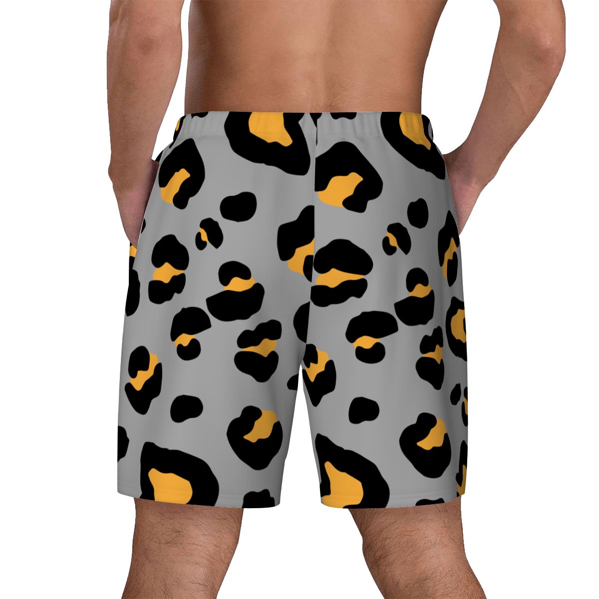 W2W Pro Mesh Hybrid Shorts - Drip Bench Leopard Grey