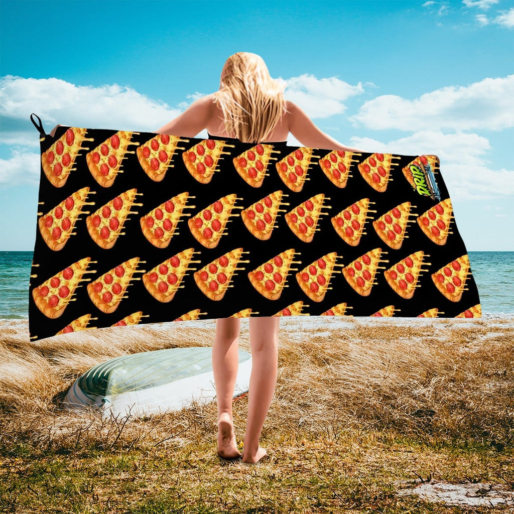 Drip Towel - Pizza Black