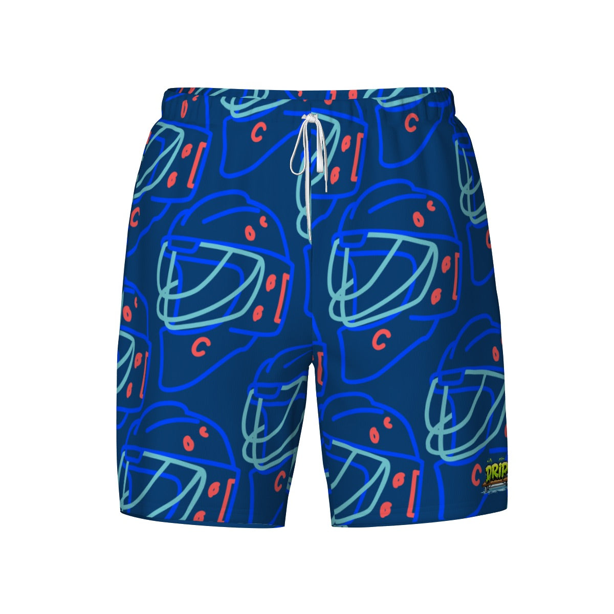 W2W Pro Mesh Hybrid Shorts - Goalie Helmet Sketch Midnight