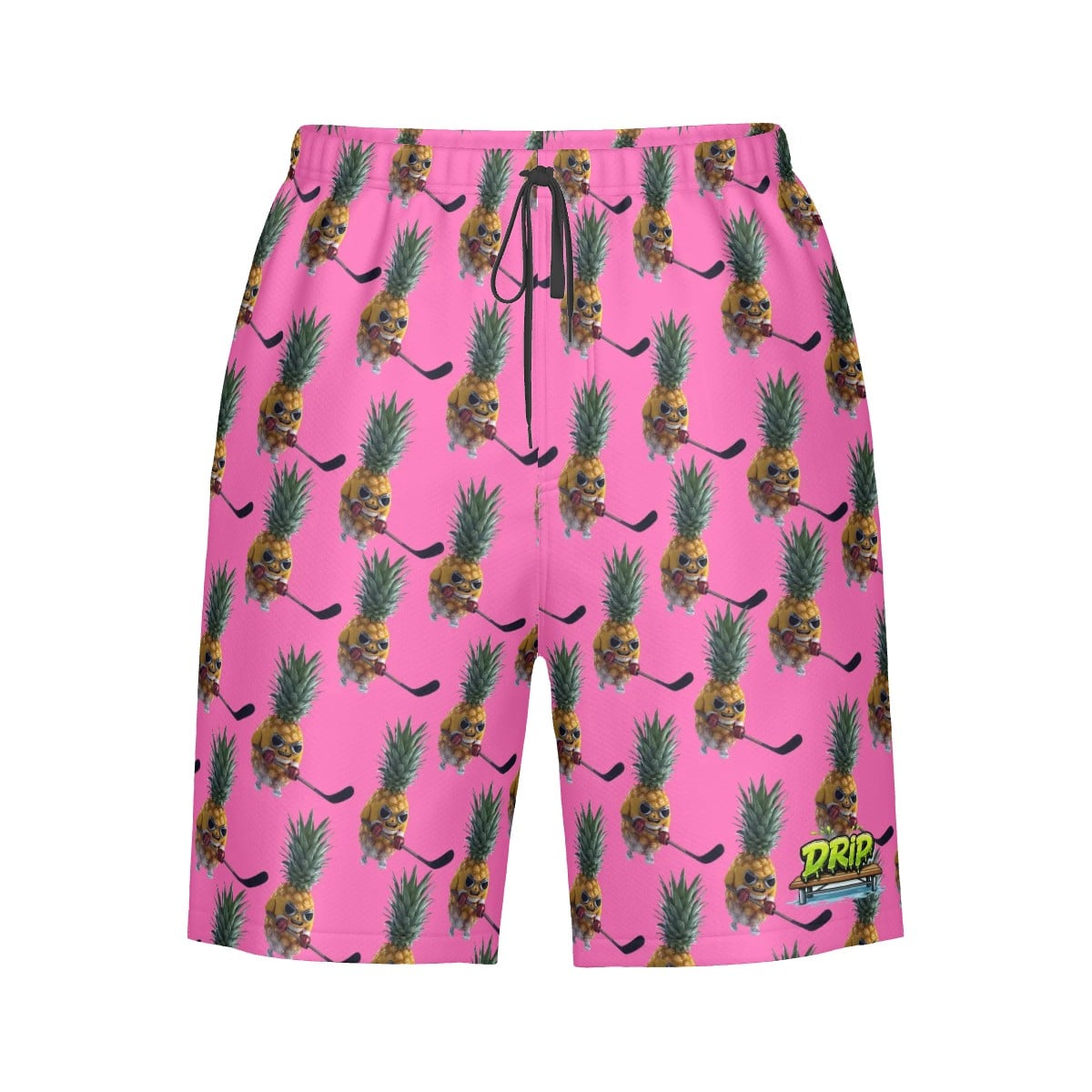Men/Teen Swim Shorts - Piney Snipes Pink