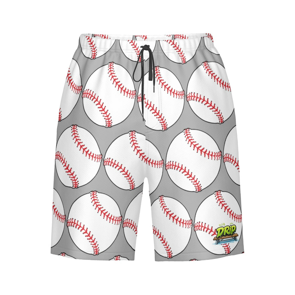 Men/Teen Swim Shorts - Classic Baseball Grey