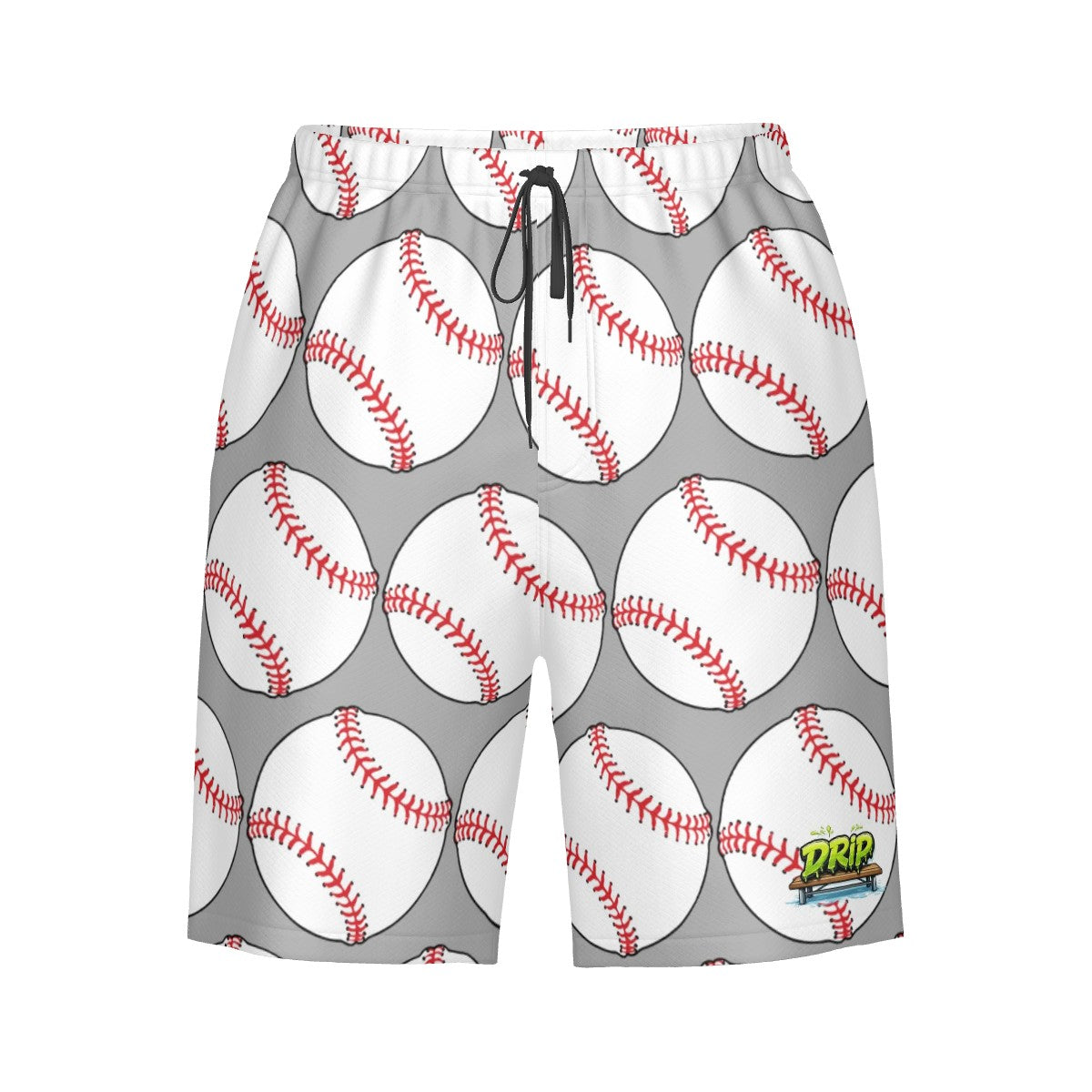 Men/Teen Swim Shorts - Classic Baseball Grey