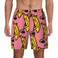 Mesh Shorts - Bananas for Hockey Pink