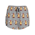 Drip Bench Women's Shorts - Hockey Chirp Chirp Grey