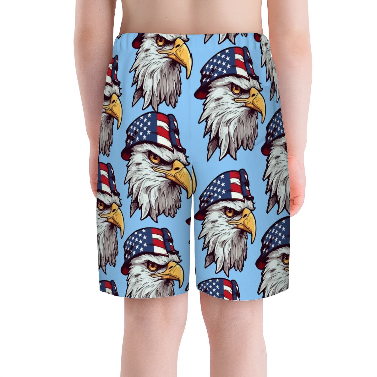 Youth Swim Shorts - Eagles Fly Blue