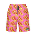 Men/Teen Swim Shorts - Pizza Pink
