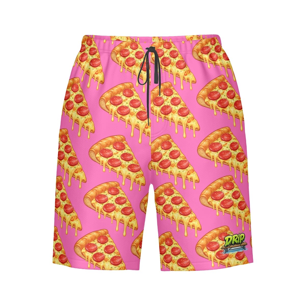 Men/Teen Swim Shorts - Pizza Pink