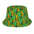 Drip Bucket Hat - Bananas for Hockey Green