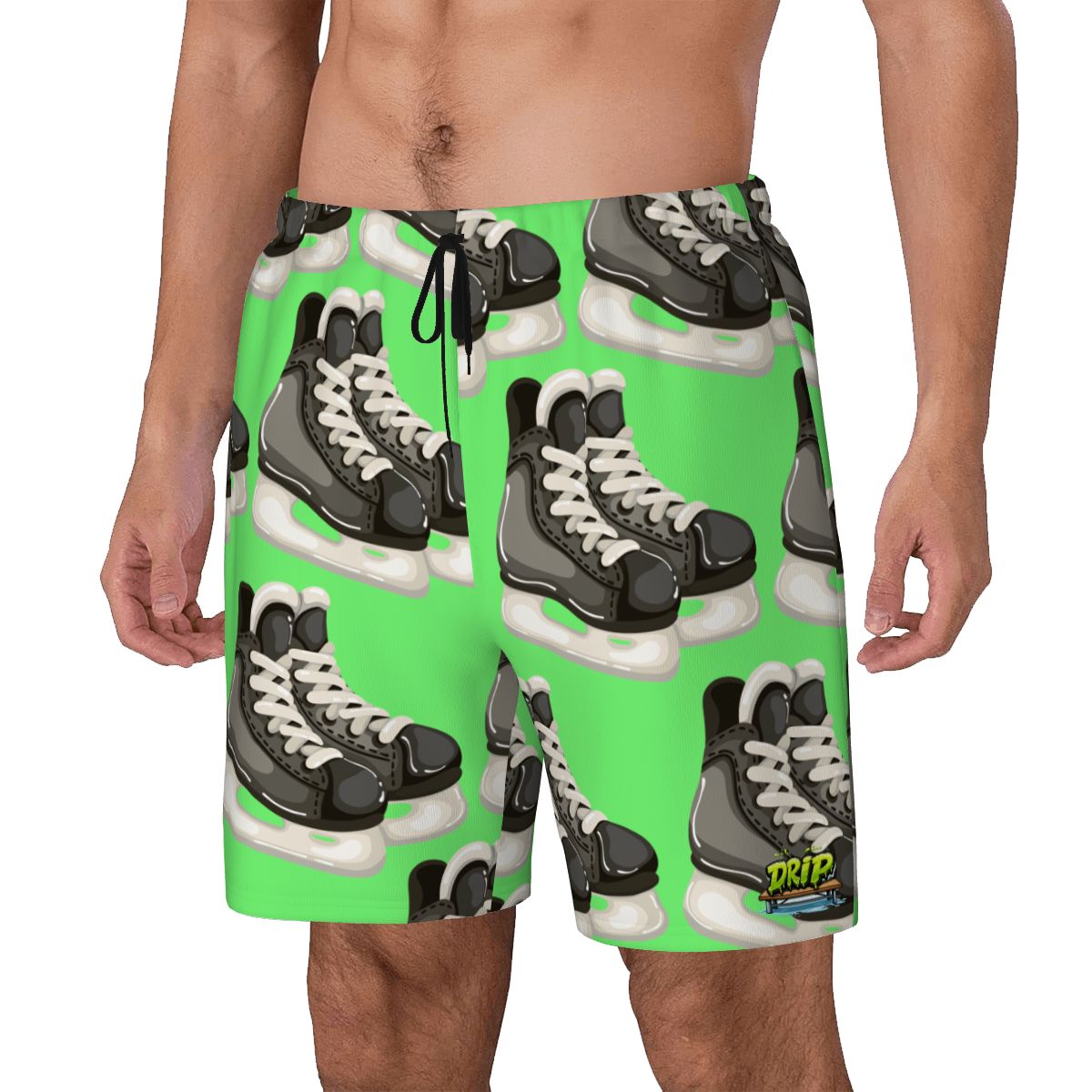 W2W Pro Mesh Hybrid Shorts - Hockey Skates Hot Green